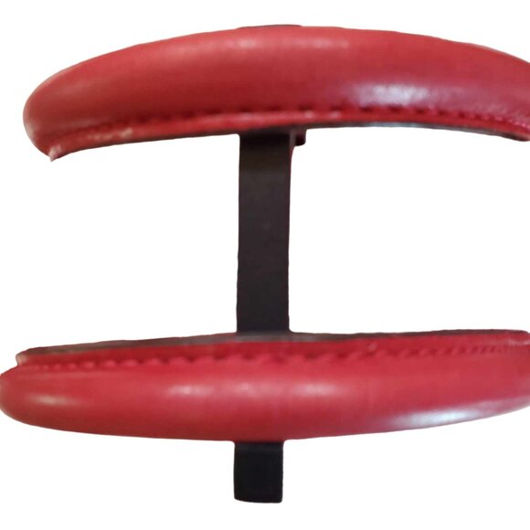 Micheal Kors LE Large Hamilton Chilli Red Hippie Grommet Leather Tote EUC - Picture 3 of 13